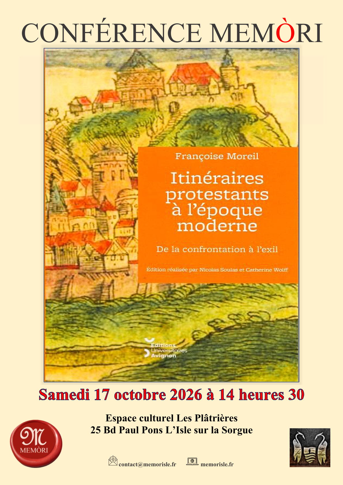 Conf�rence Mem�ri : 
