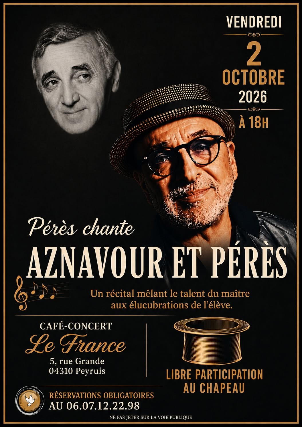 P�r�s chante Aznavour et P�r�s  � Peyruis