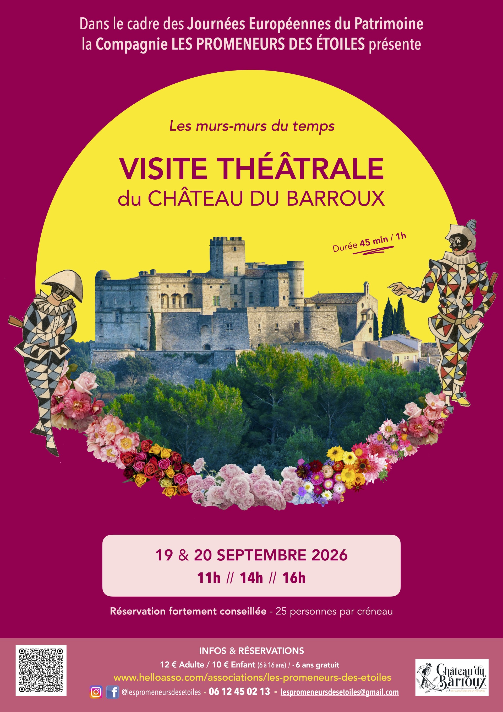 Visite th��trale : Les murs-murs du temps