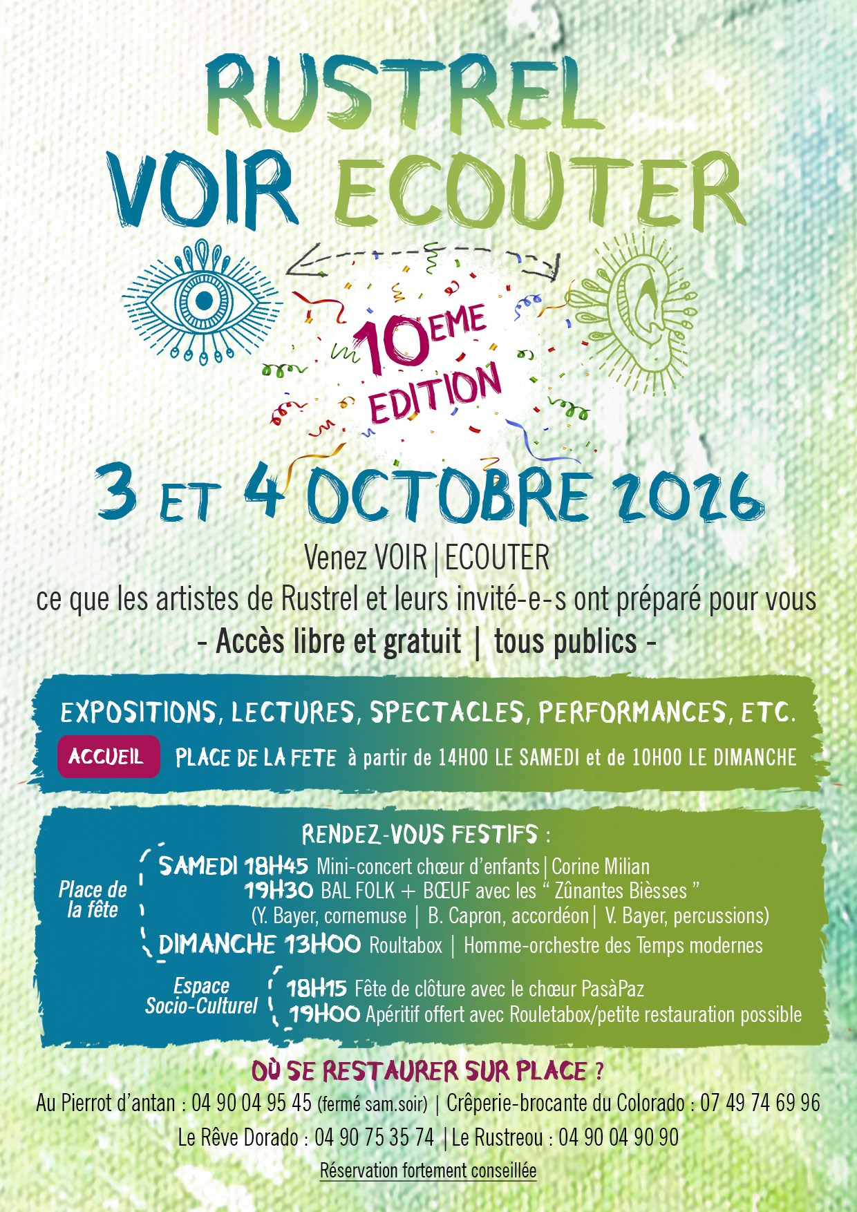 Festival Rustrel Voir Ecouter