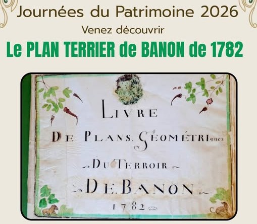 Le Plan Terrier de Banon de 1782