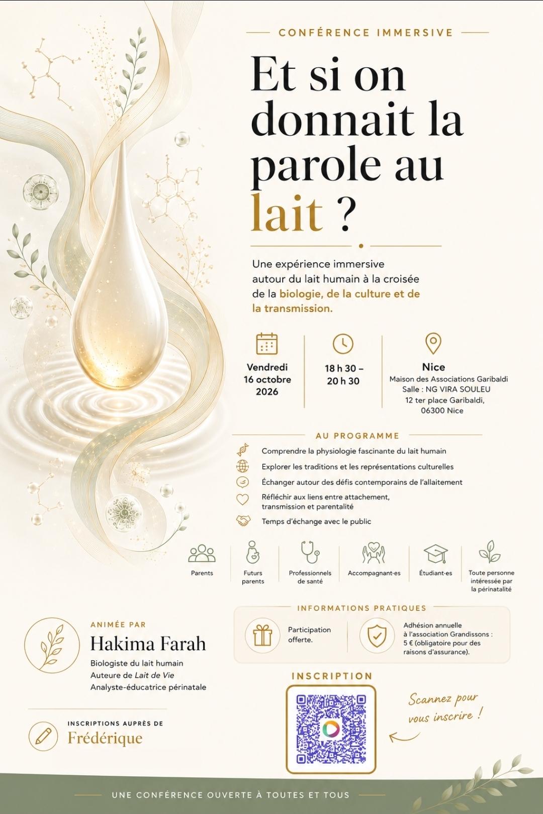 Et si on donnait la parole au lait ?