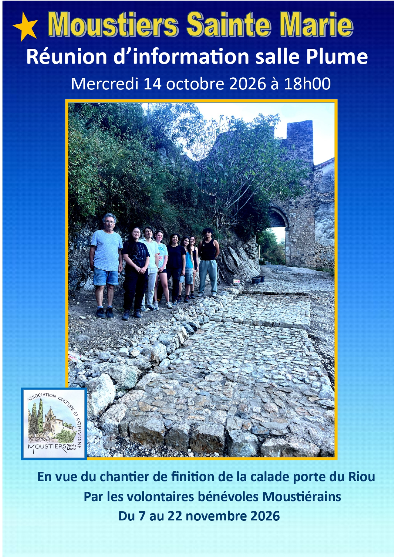 R�union d'information : chantier Porte du Riou
