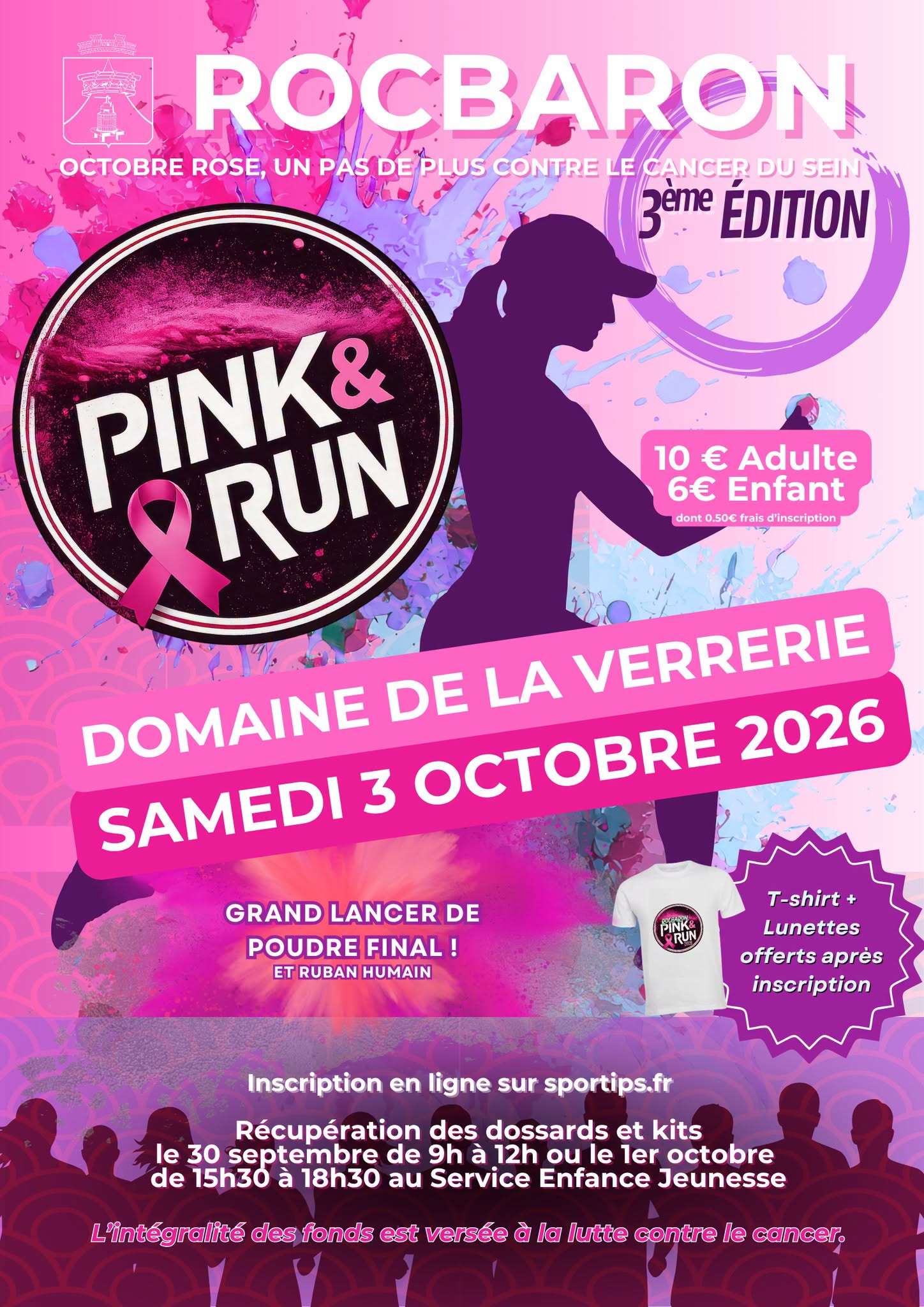 Course p�destre : Pink & Run | Octobre Rose