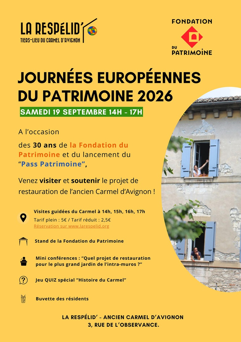 Journ�es europ�ennes du Patrimoine � la Resp�lid'