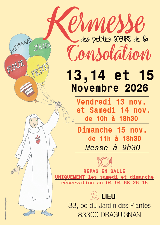 Kermesse des petites soeurs de la consolation