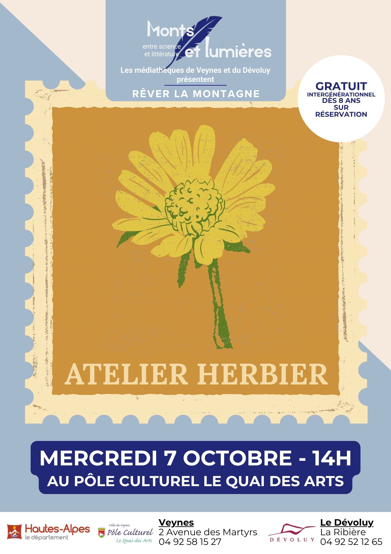 Atelier herbier - Monts et Lumi�res