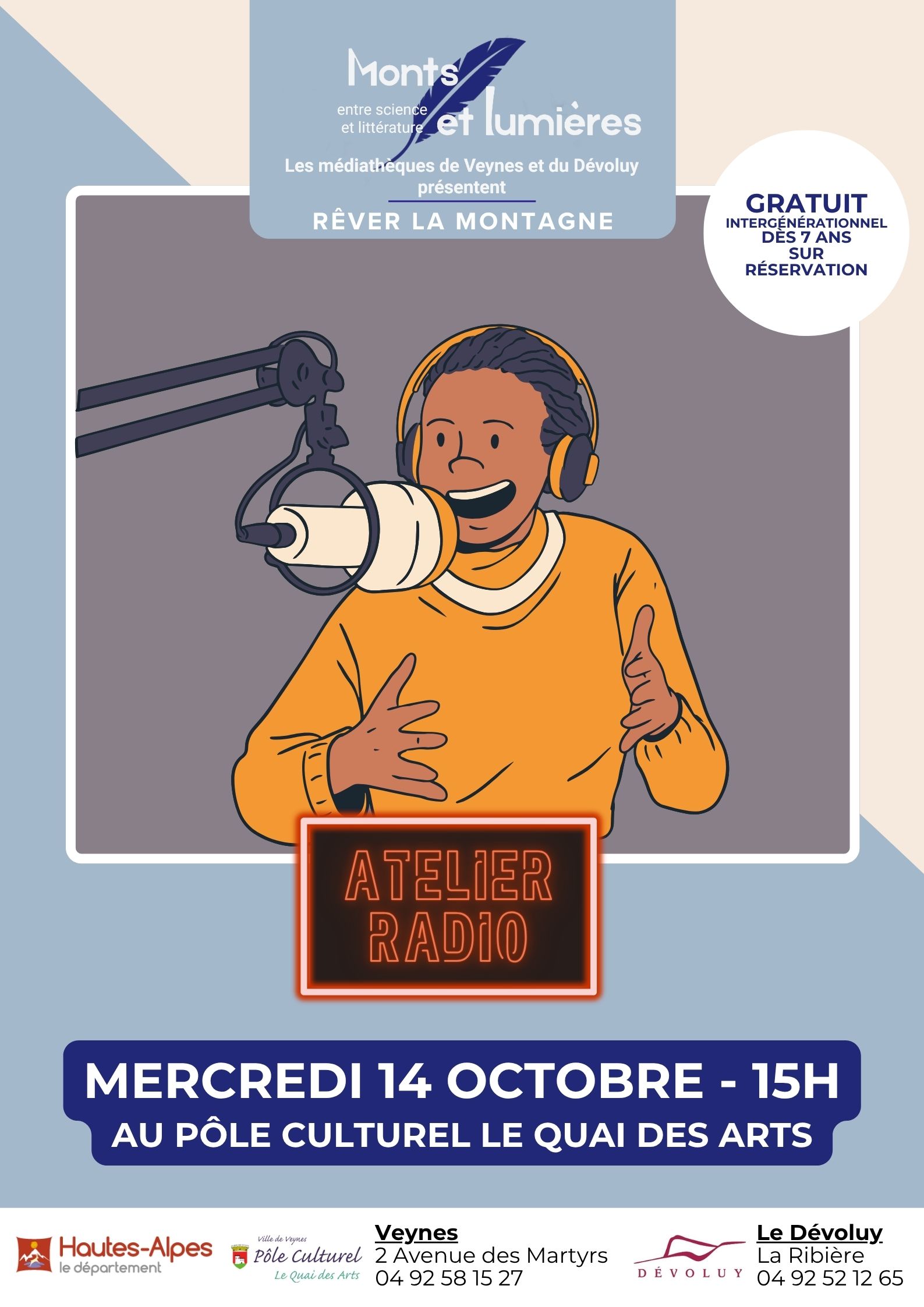 Atelier radio - Monts et lumi�res