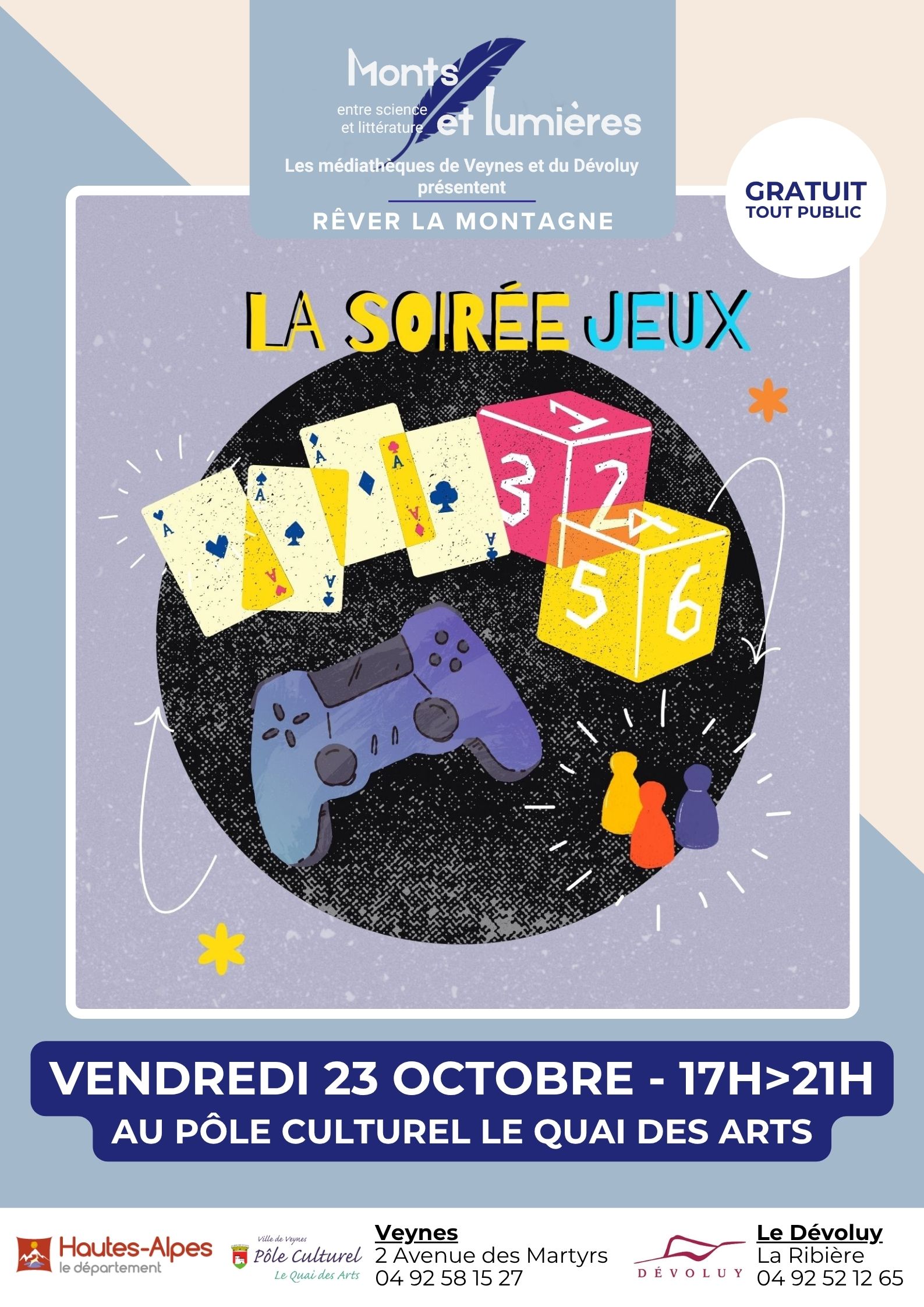 Soir�e jeux - Monts et Lumi�res
