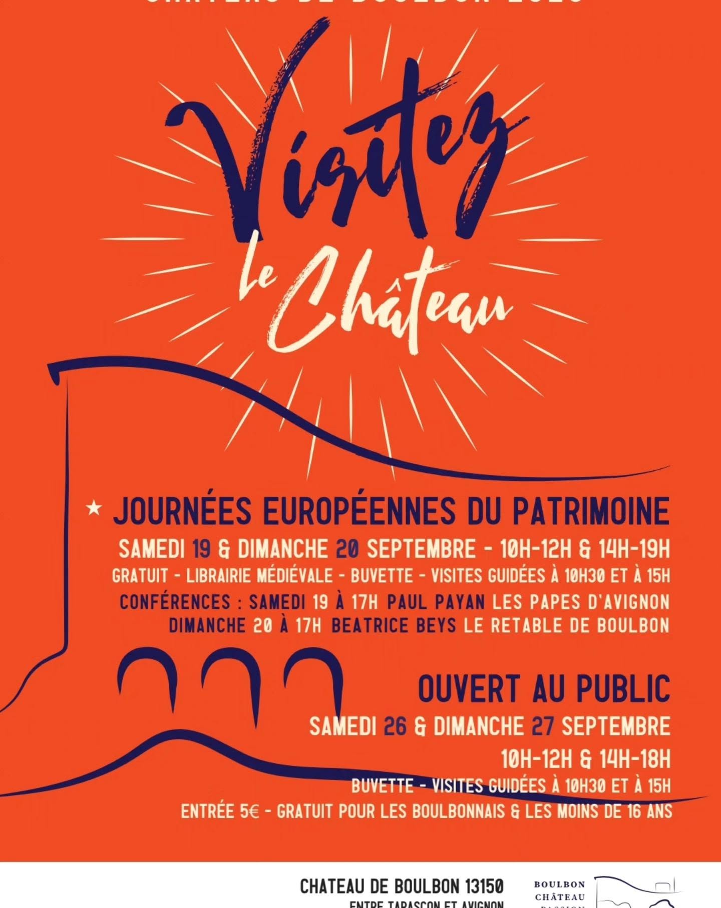 Journ�es Europ�ennes du Patrimoine 2026 - Visitez le Ch�teau !