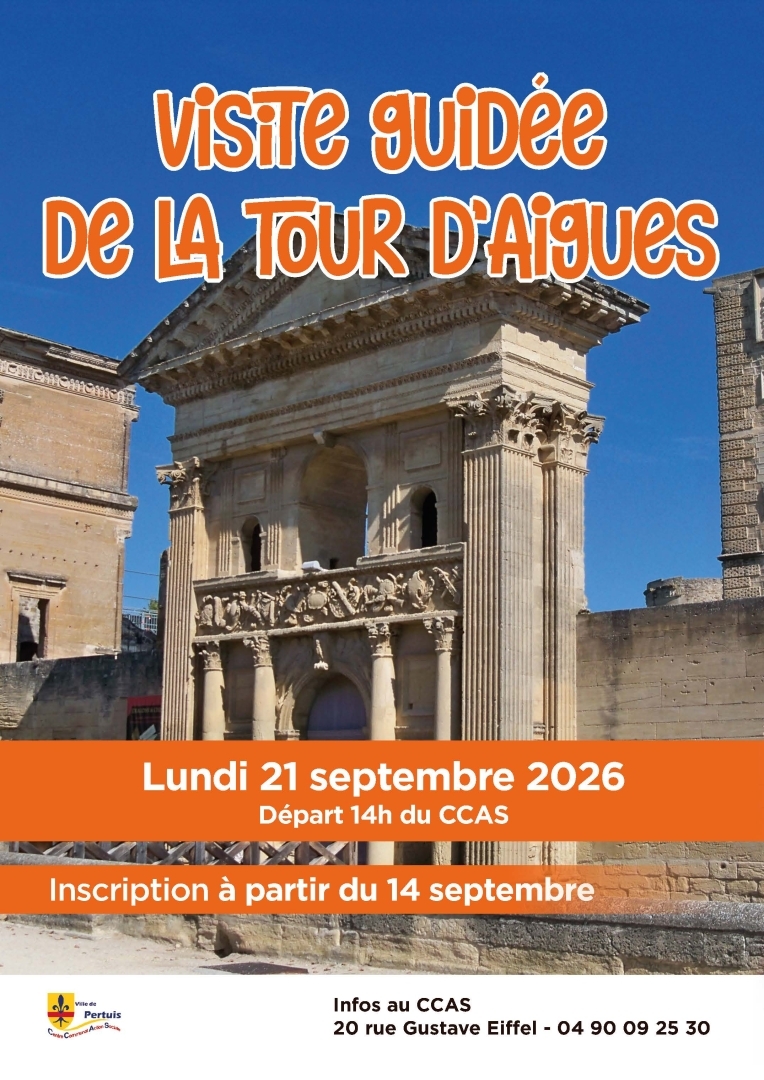 Visite guid�e de la tour d'aigues