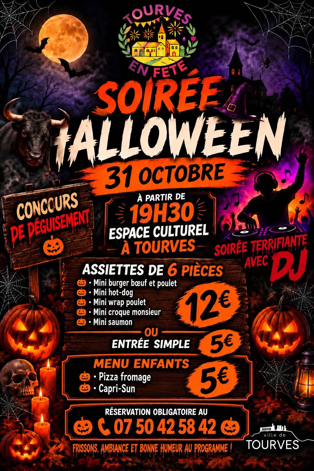 Soir�e Halloween : DJ et animations