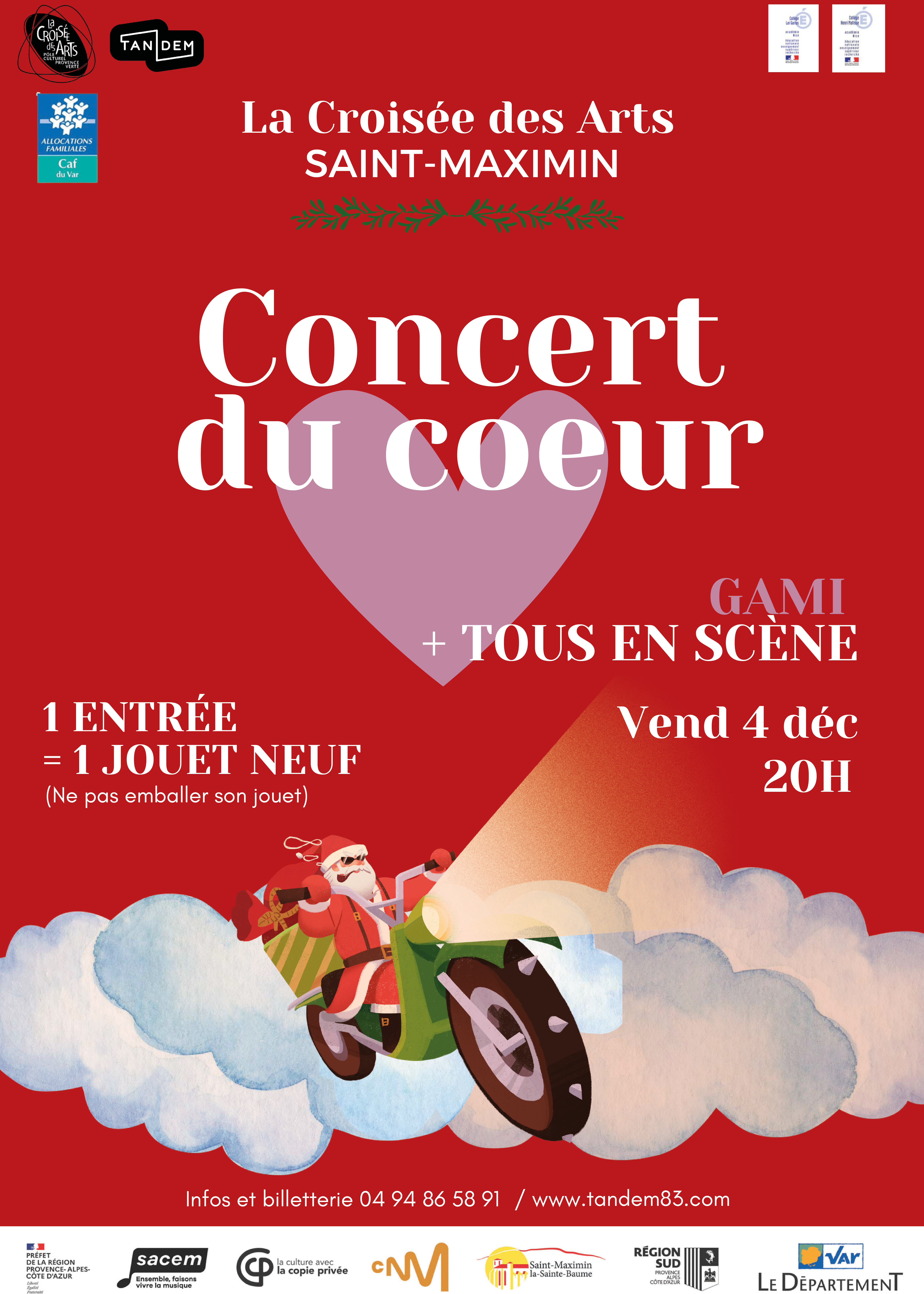 Concert du Coeur : Gami & Tous en sc�ne - musique pop-rock