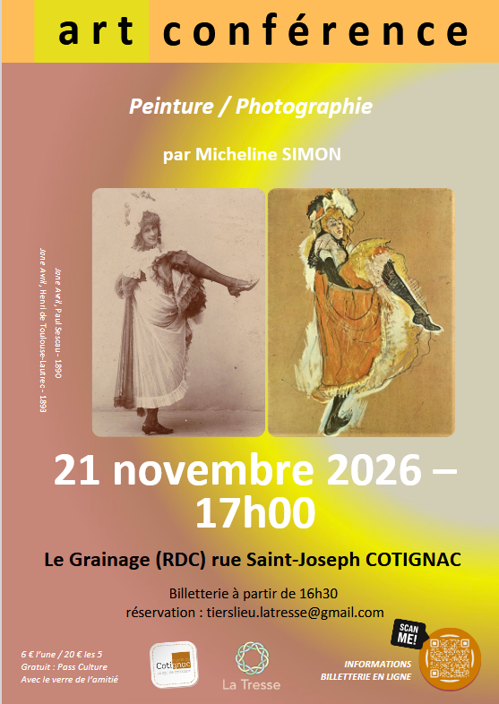 Conf�rence : Peinture - Photographie par Micheline Simon | Art conf�rence