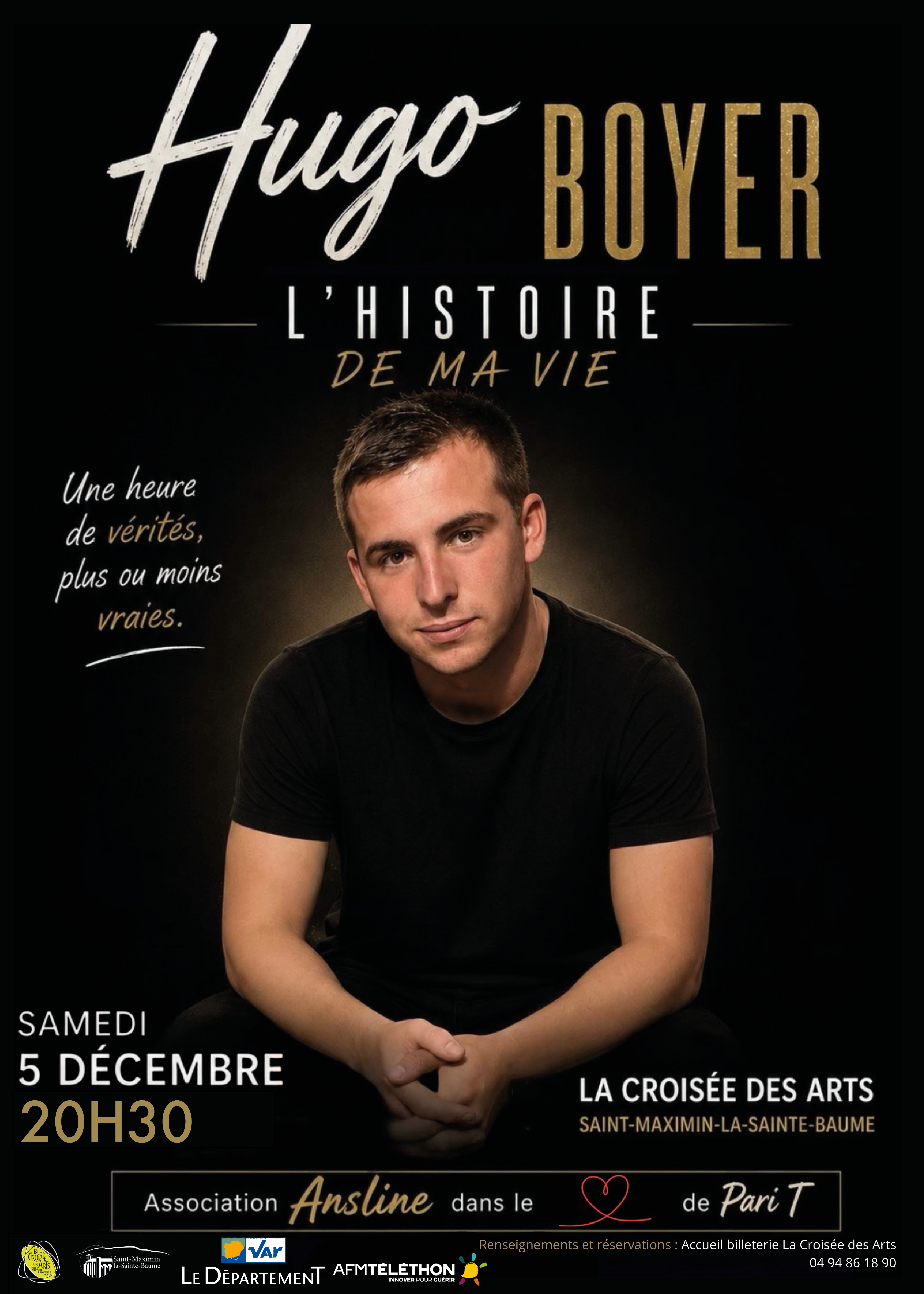 Spectacle : L'histoire de ma vie - Hugo, seul en sc�ne