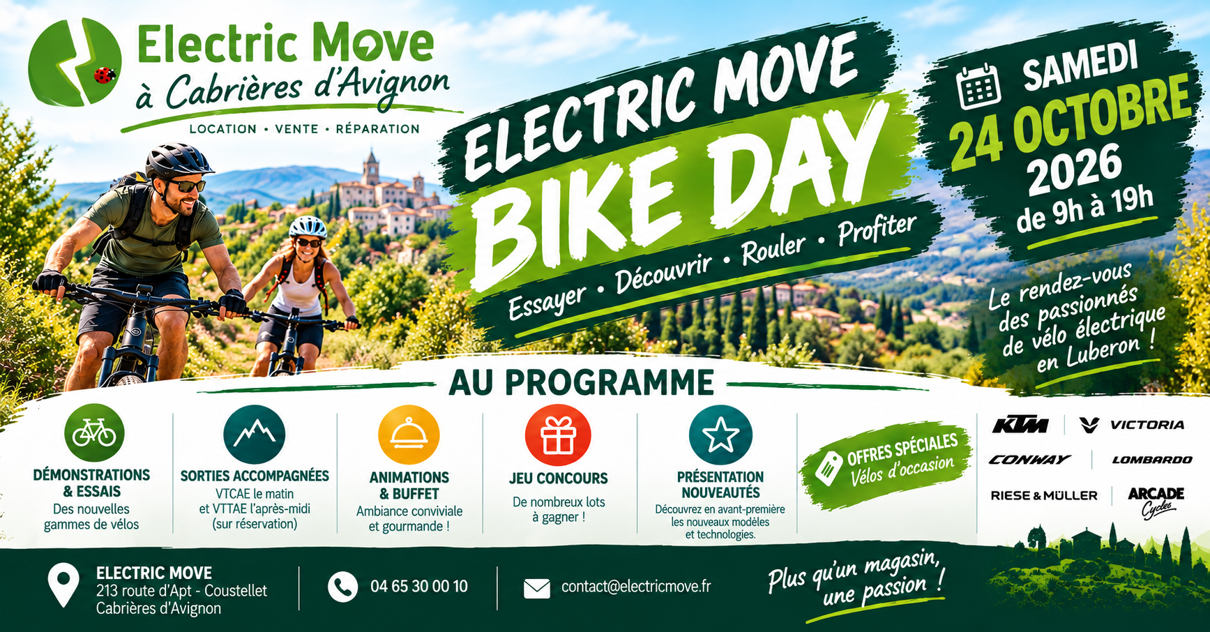 Electric move bike day