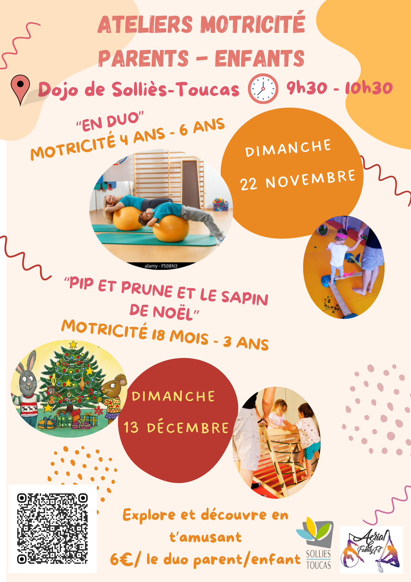 Atelier moticit� parents -enfants 18 mois/3 ans