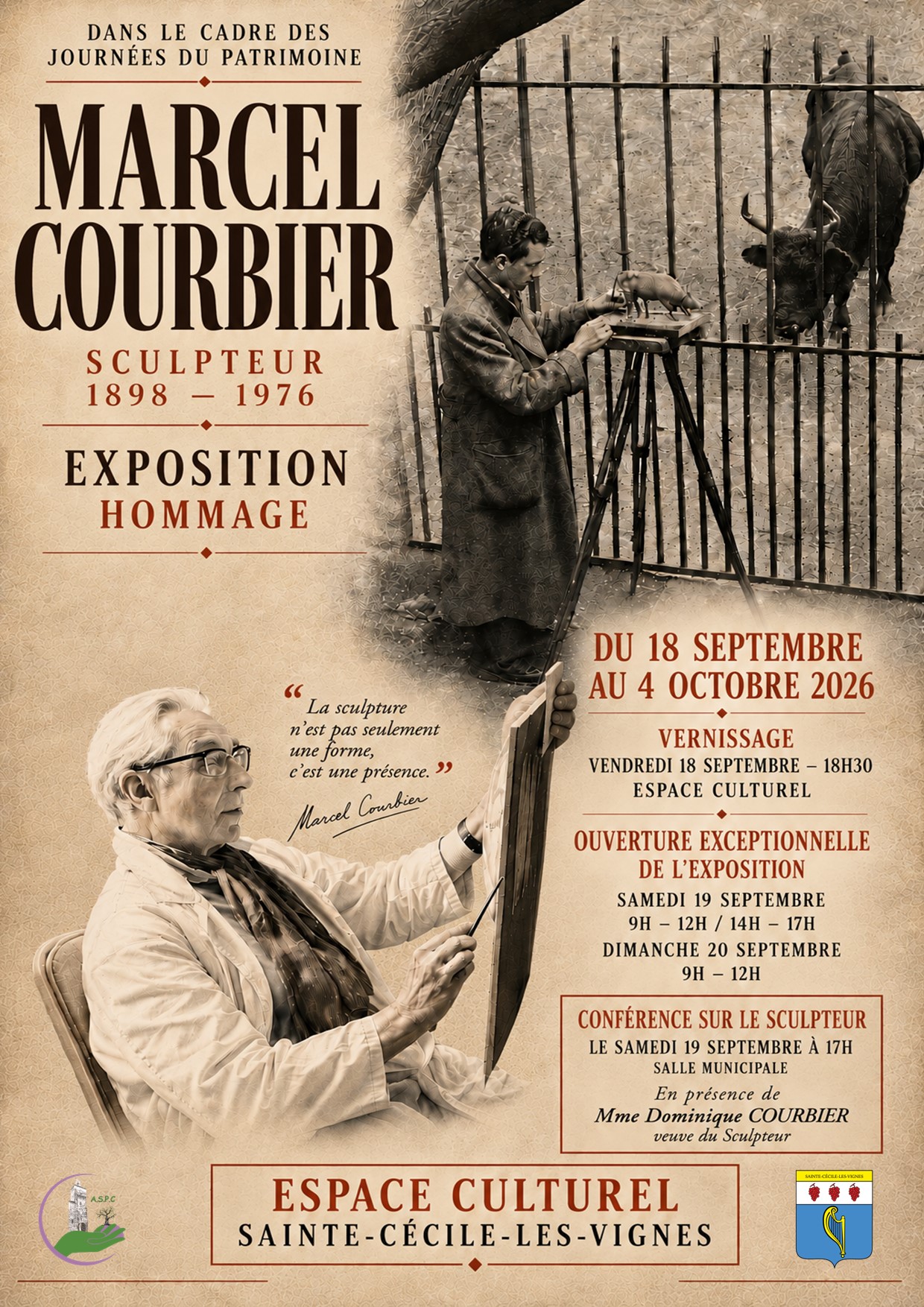 Exposition Hommage  Marcel COURBIER