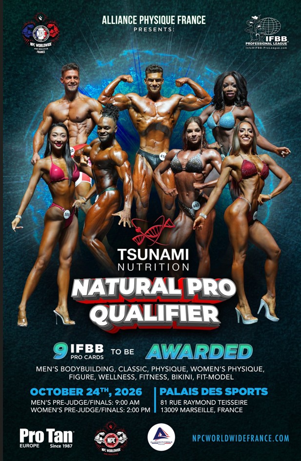 Tsunami Nutrition Natural Pro Qualifier