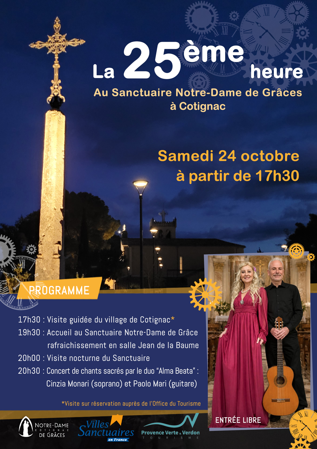 Visites guid�es et concerts | 25�me heure des Villes Sanctuaires