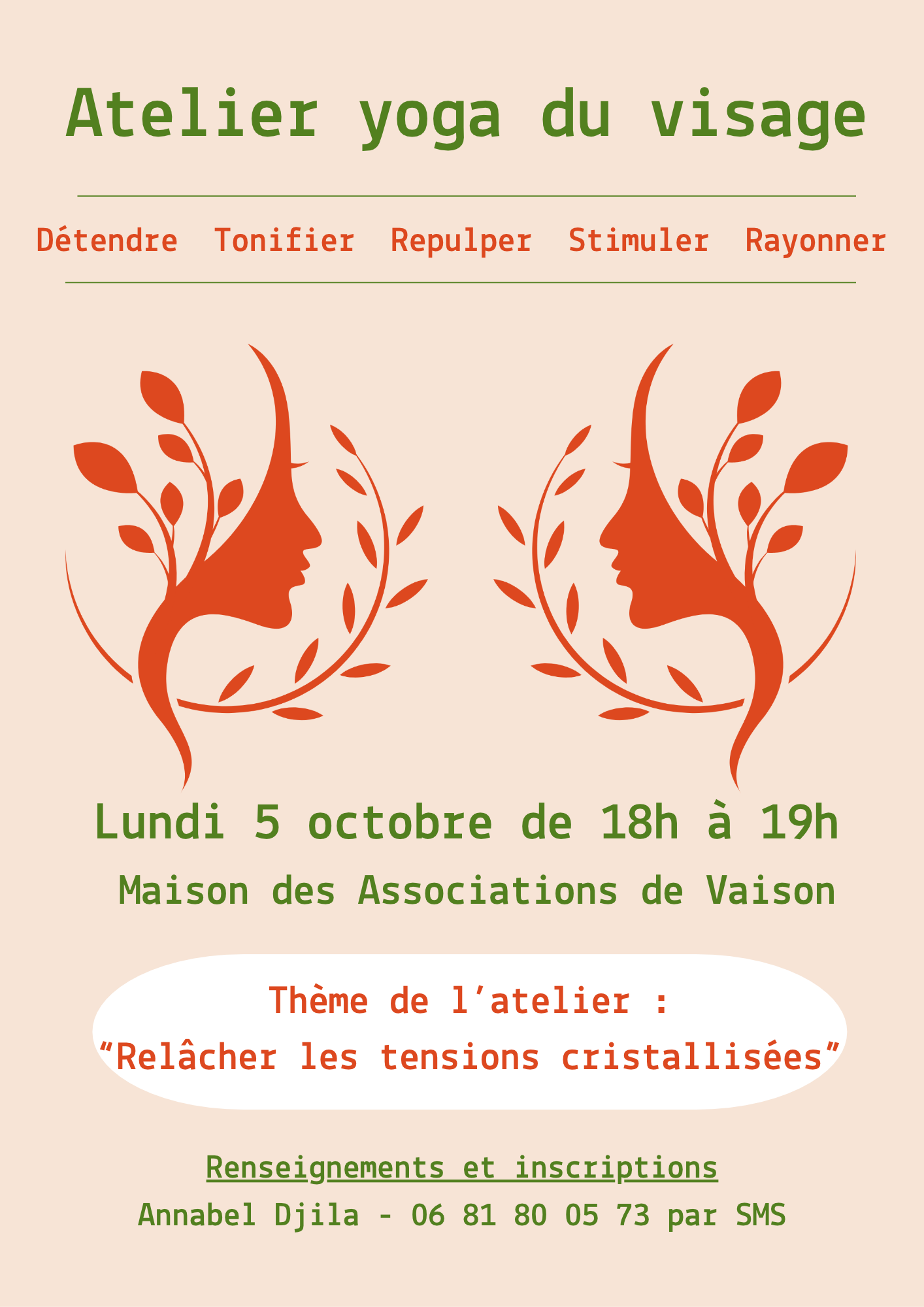 Atelier yoga du visage