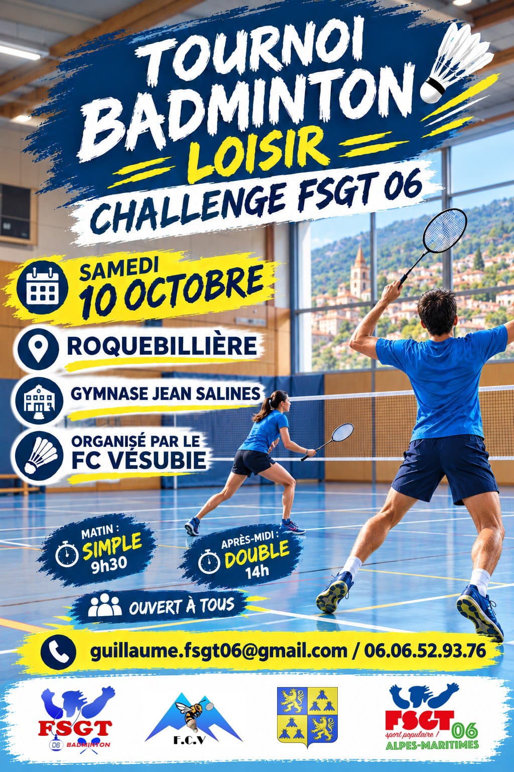 Tournoi de badminton