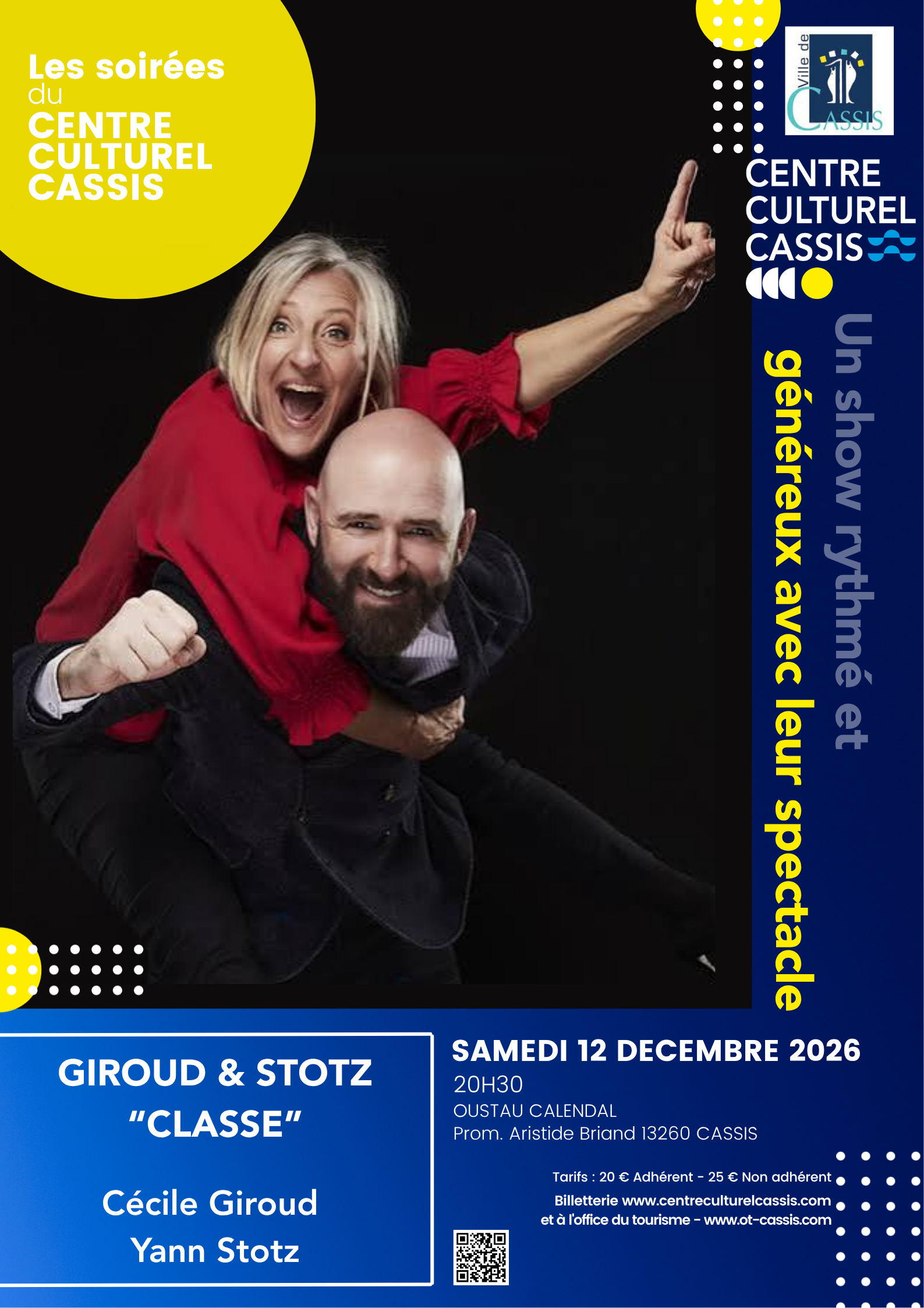 Les soir�es du Centre Culturel Cassis - Giroud & Stotz