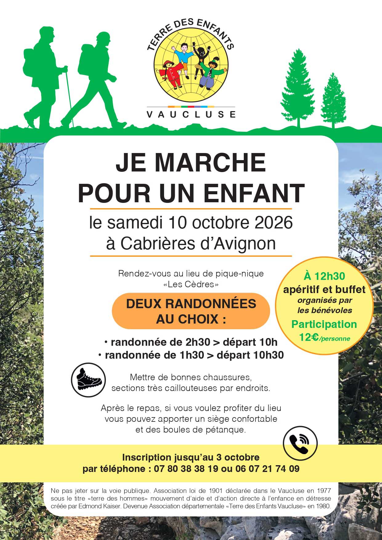 Je marche pour un enfant