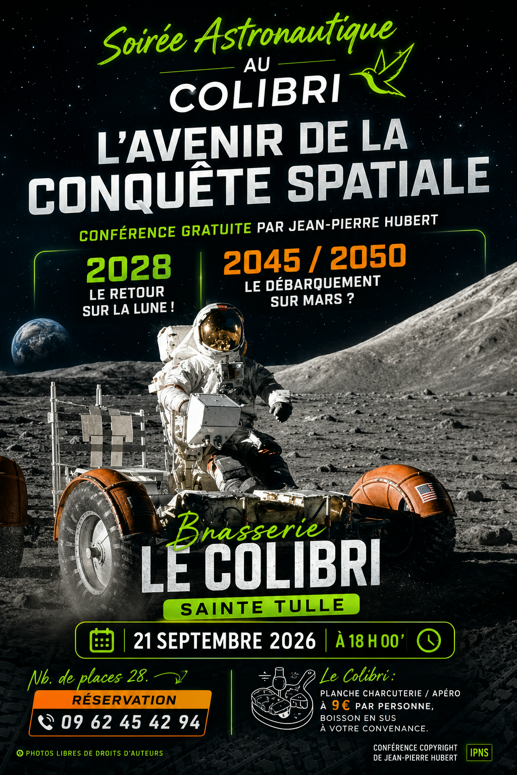 Conf�rence retra�ant l�int�gralit� de l�Histoire de la Conqu�te Spatiale
