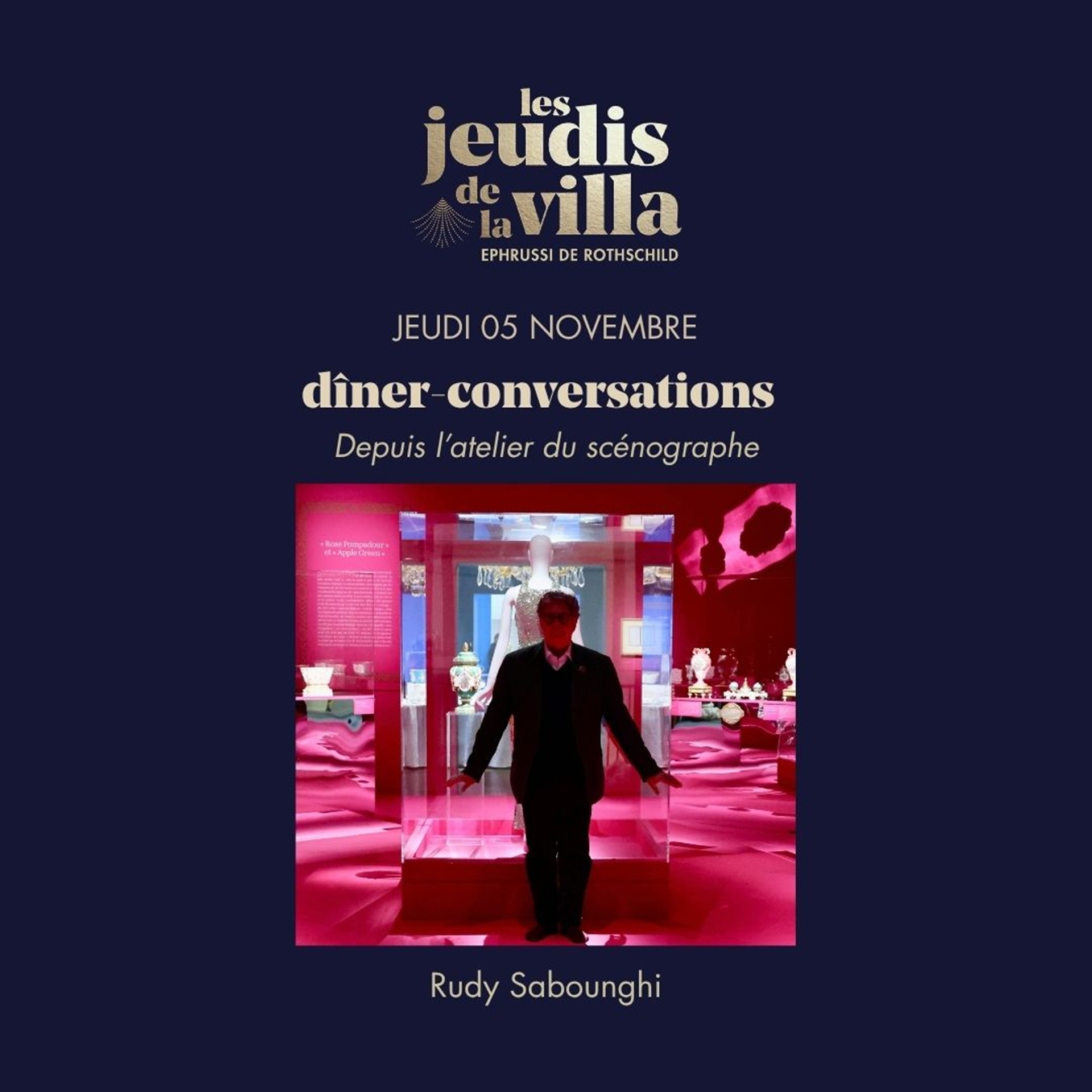 Les Jeudis de la Villa : Rudy Sabounghi - Depuis l'atelier du sc�nographe