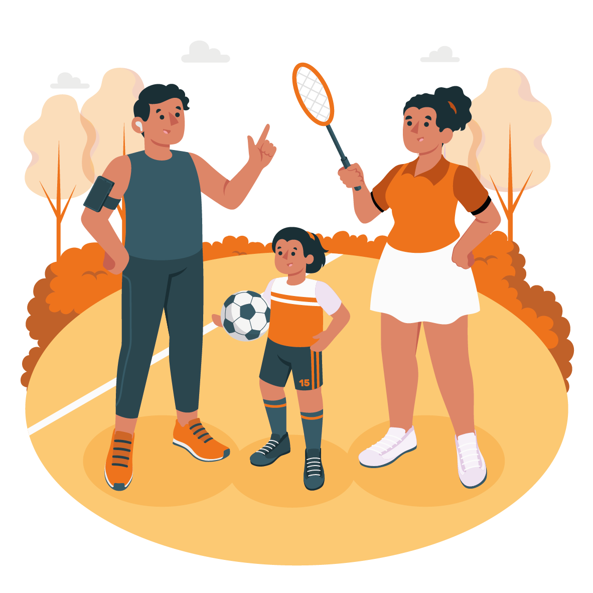 Sport en famille