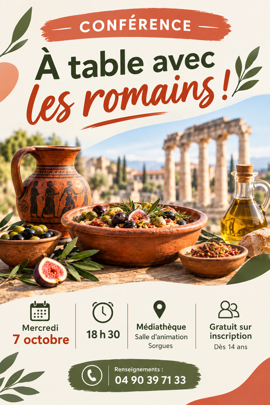 Conf�rence - � table avec les romains !