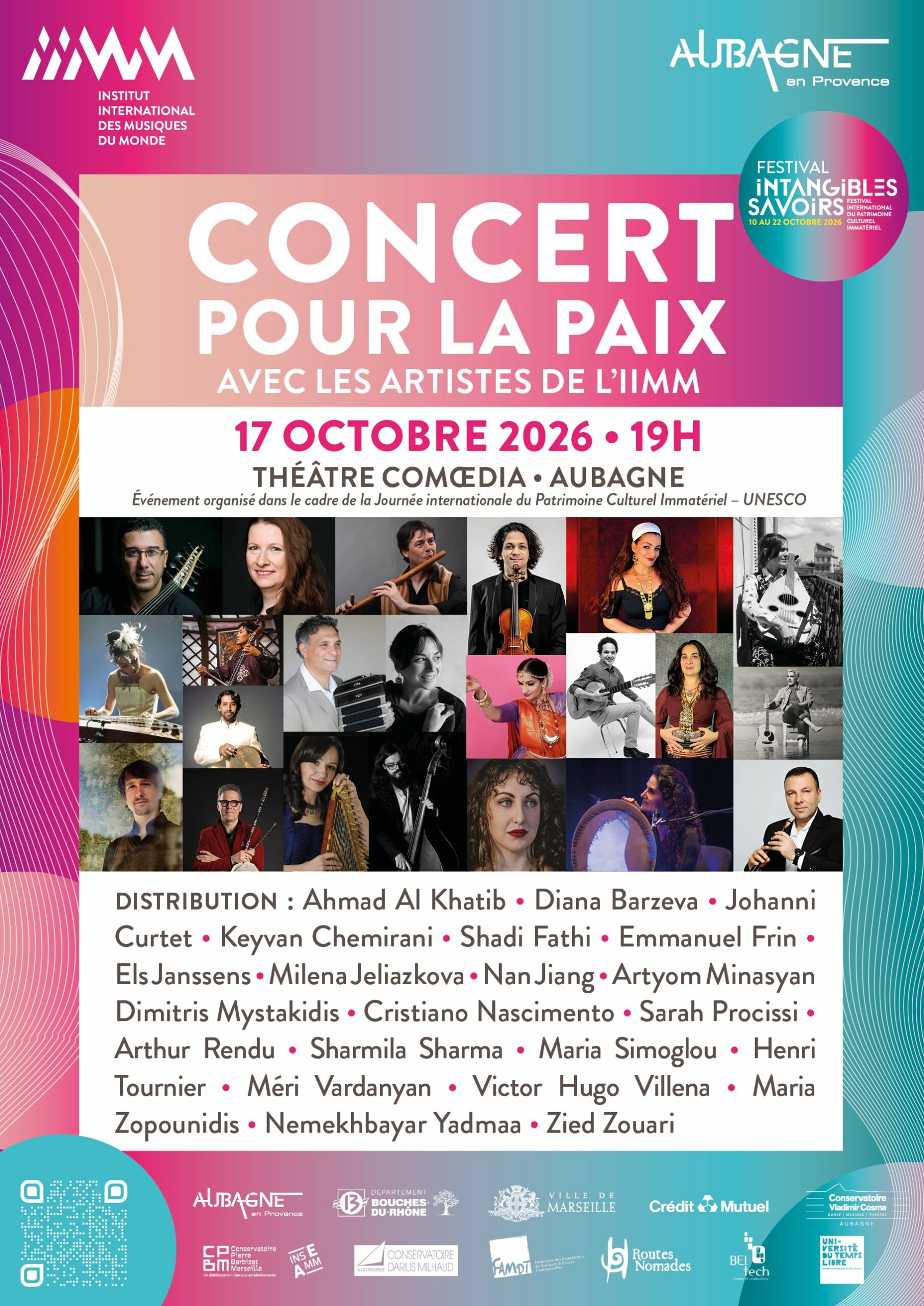 Concert pour la Paix / Concert pr�sent� par l'Institut International des Musiques du Monde