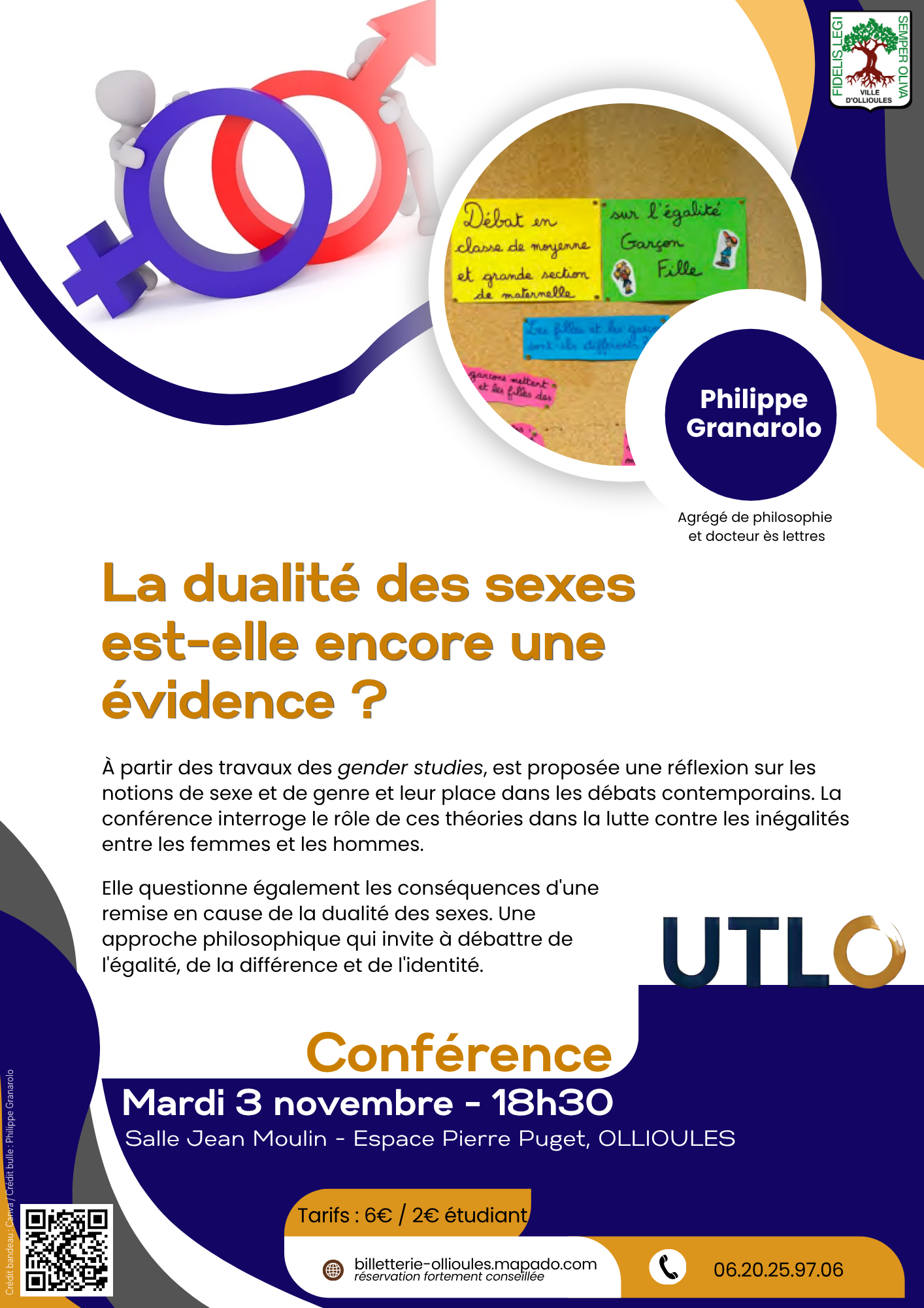 UTLO - Conf�rence : La dualit� des sexes est-elle encore une �vidence ?