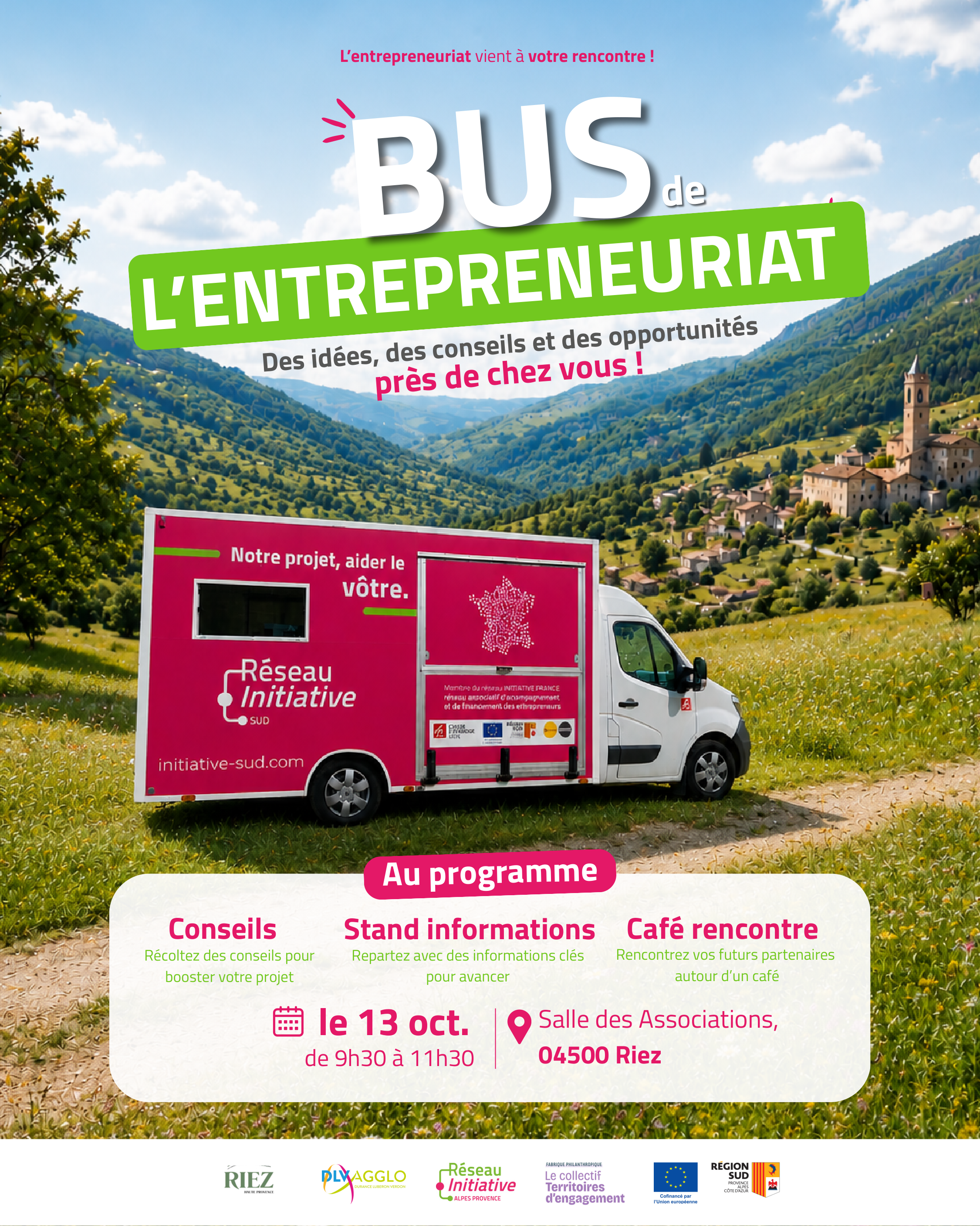 Le Bus de l�entrepreneuriat fait �tape � Riez