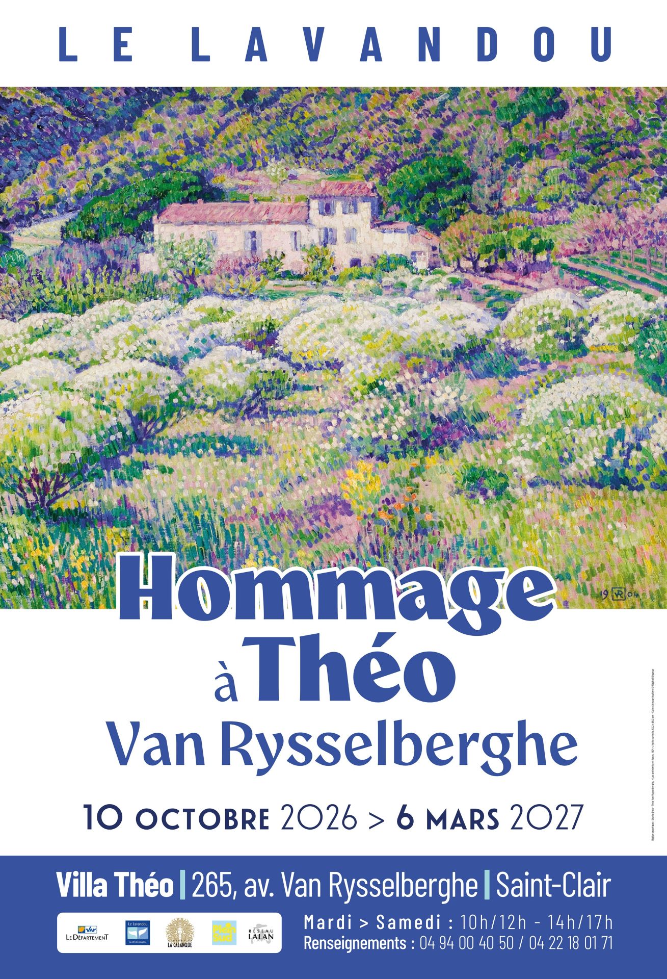Exposition � la villa Th�o - Hommage � Th�o Van Rysselberghe