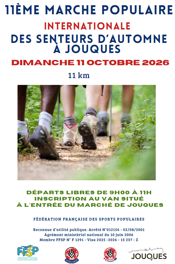 11�me Marche Populaire Internationale des Senteurs d'Automne � Jouques