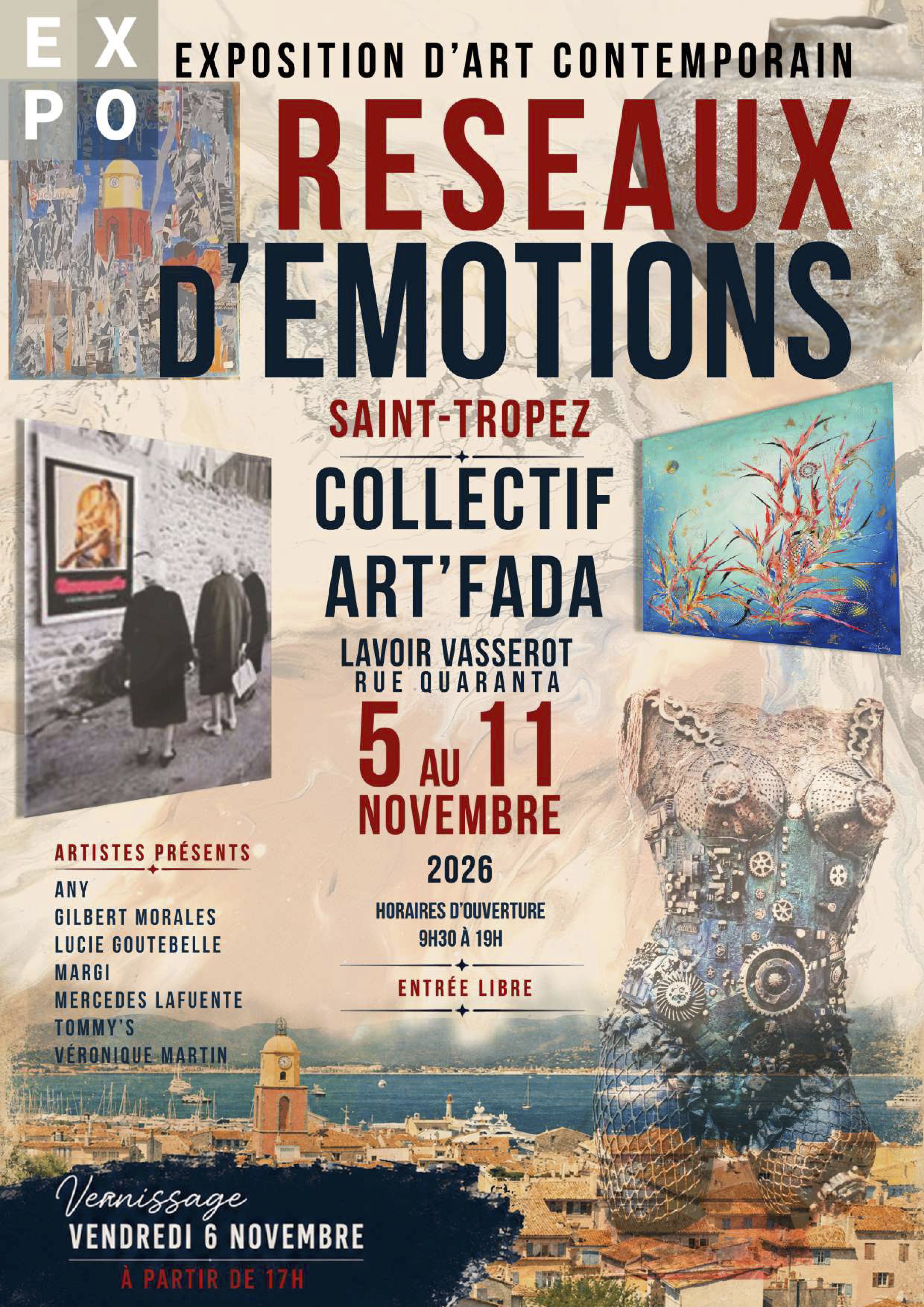Exposition du Lavoir Vasserot - R�seaux d'�motions