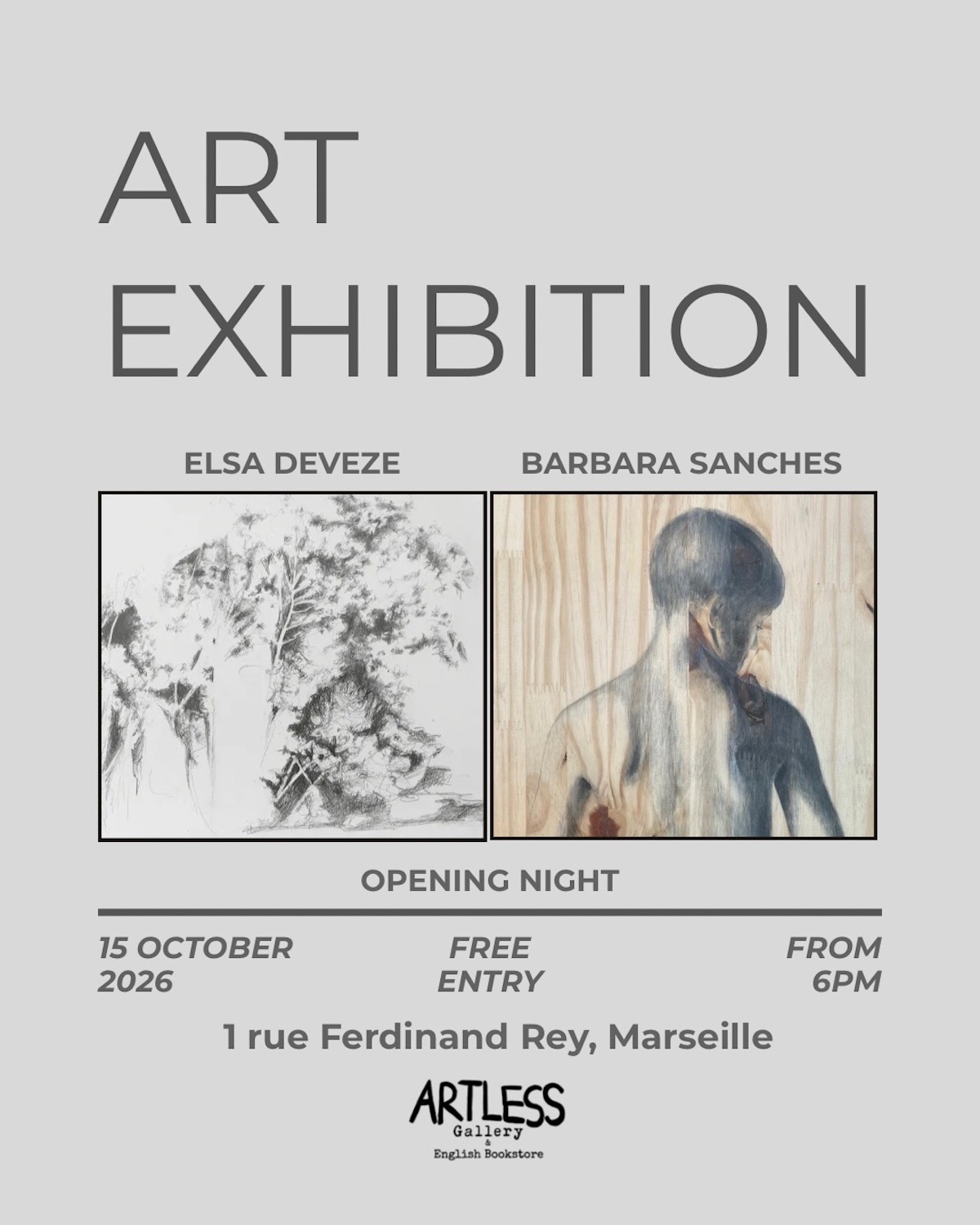 Exposition d�Elsa Dev�ze et Barbara Sanches