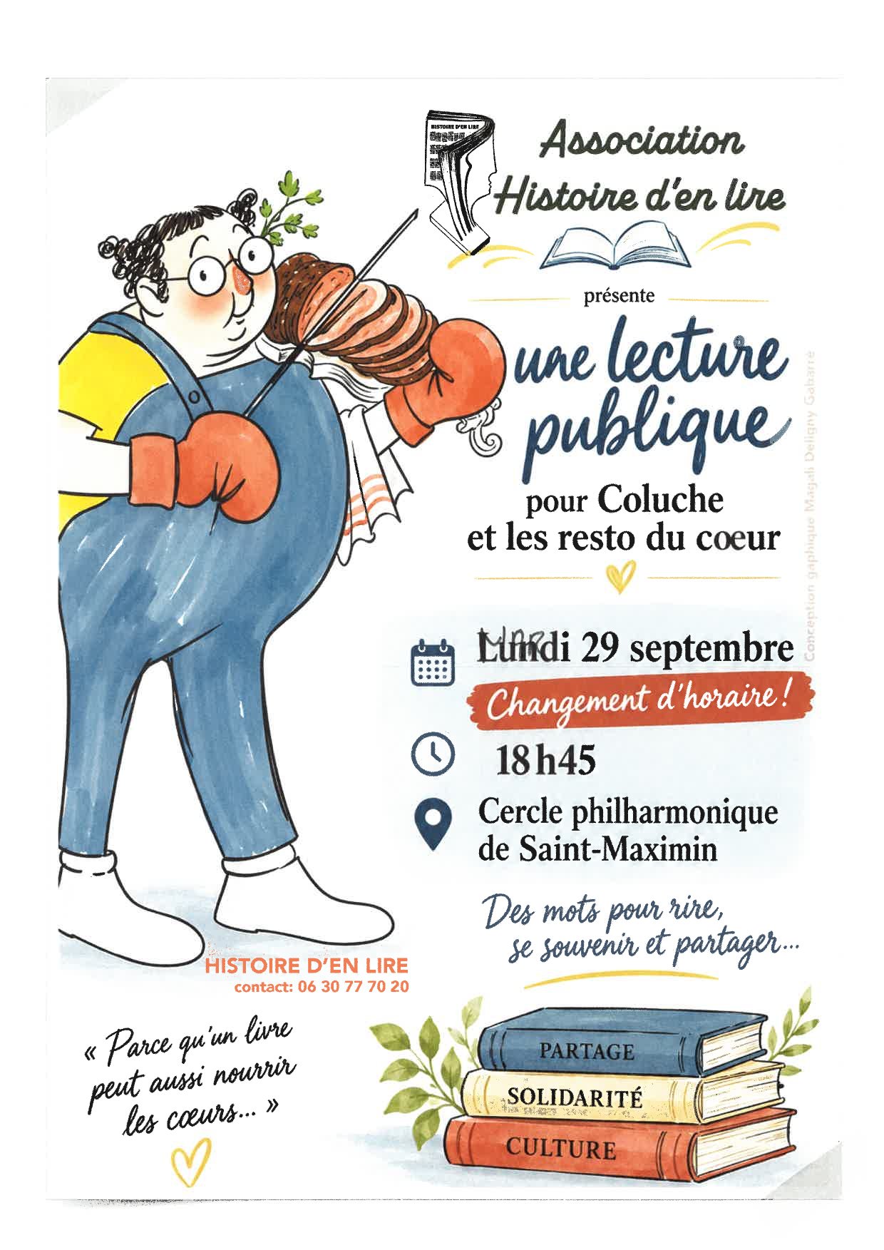 Lecture publique : 13 � table !