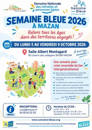 Semaine Bleue avec le CCAS de Mazan