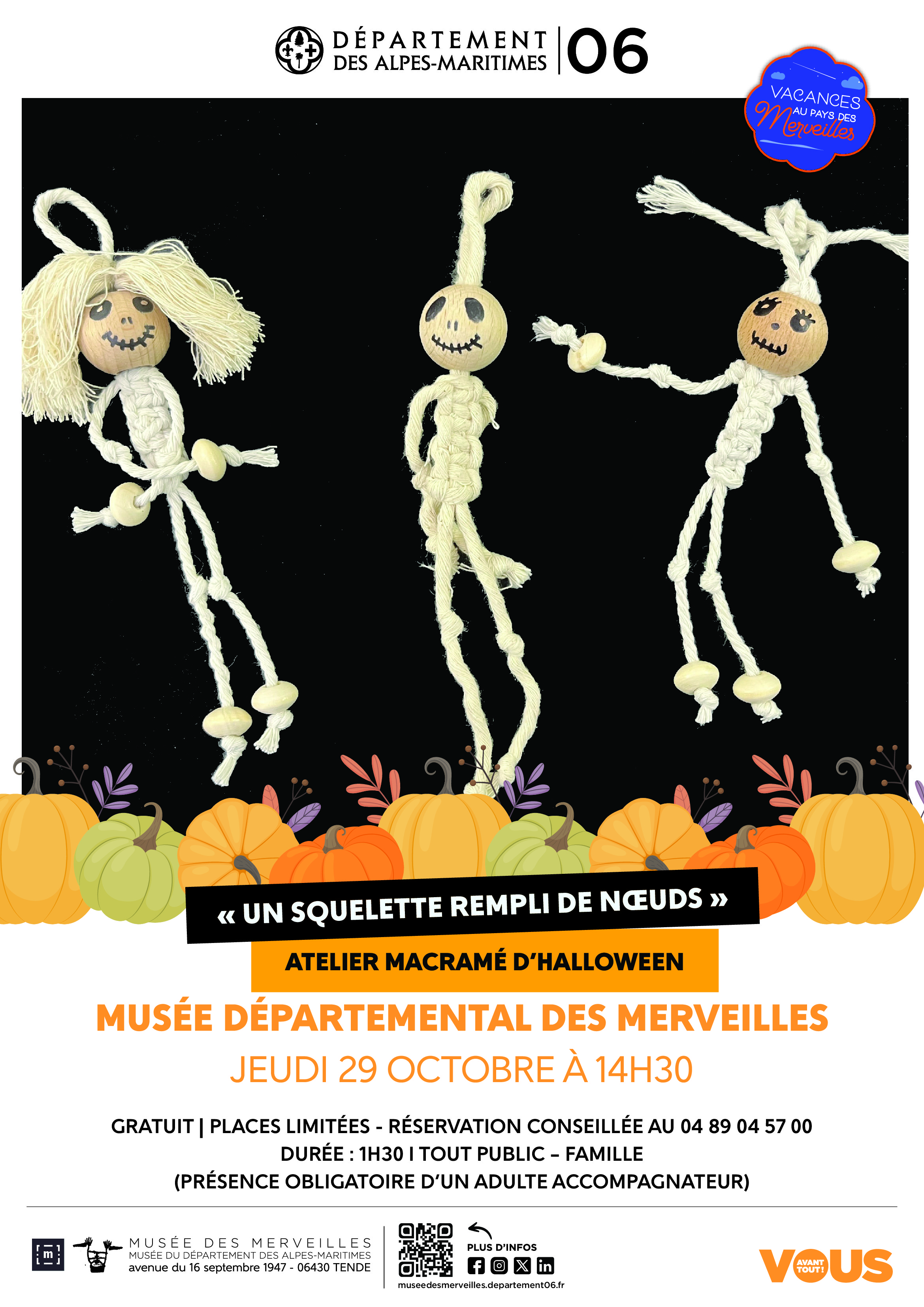 Atelier macram� d'Halloween - 