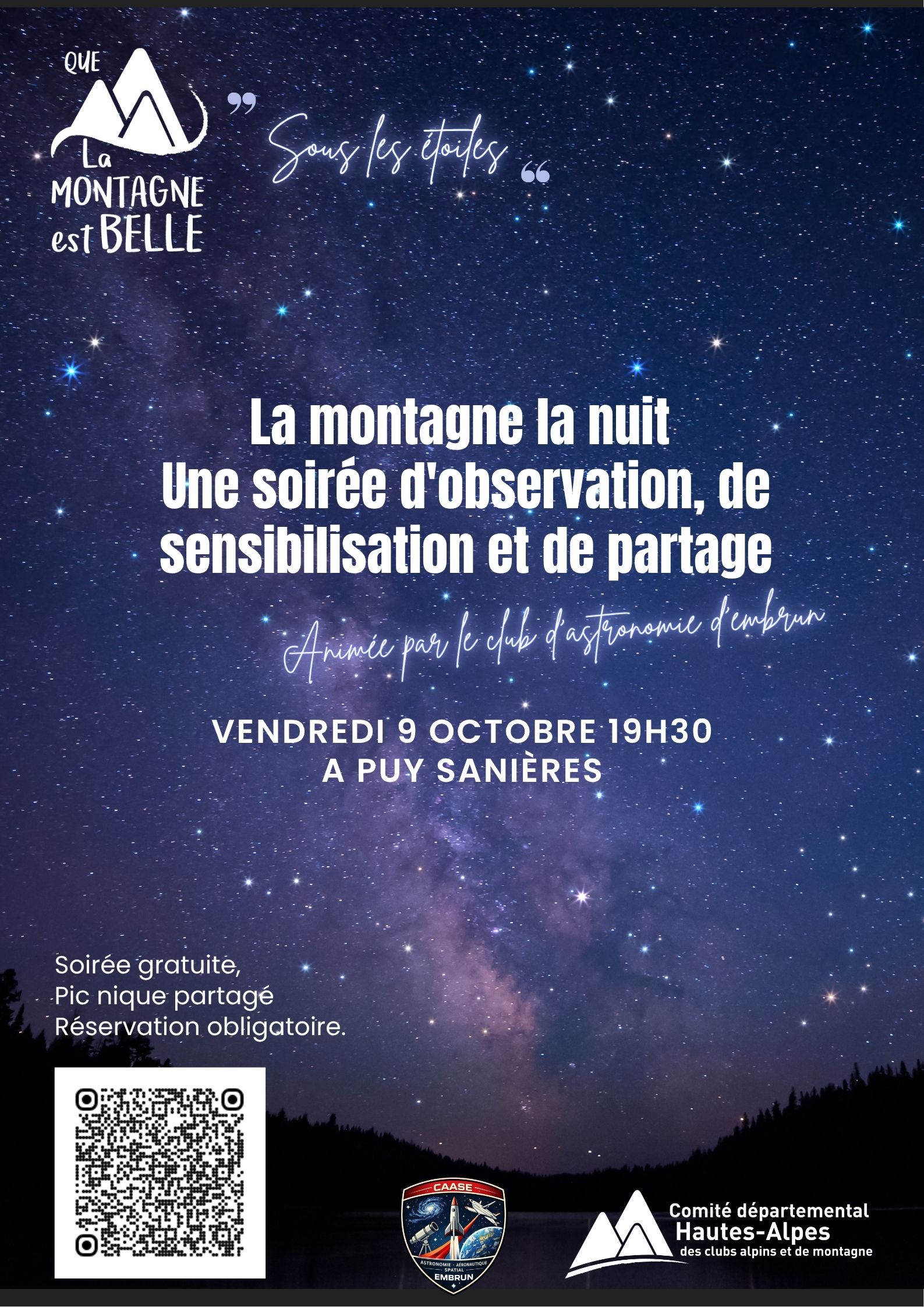 Une soir�e d'observation,  de sensibilisation et de partage 