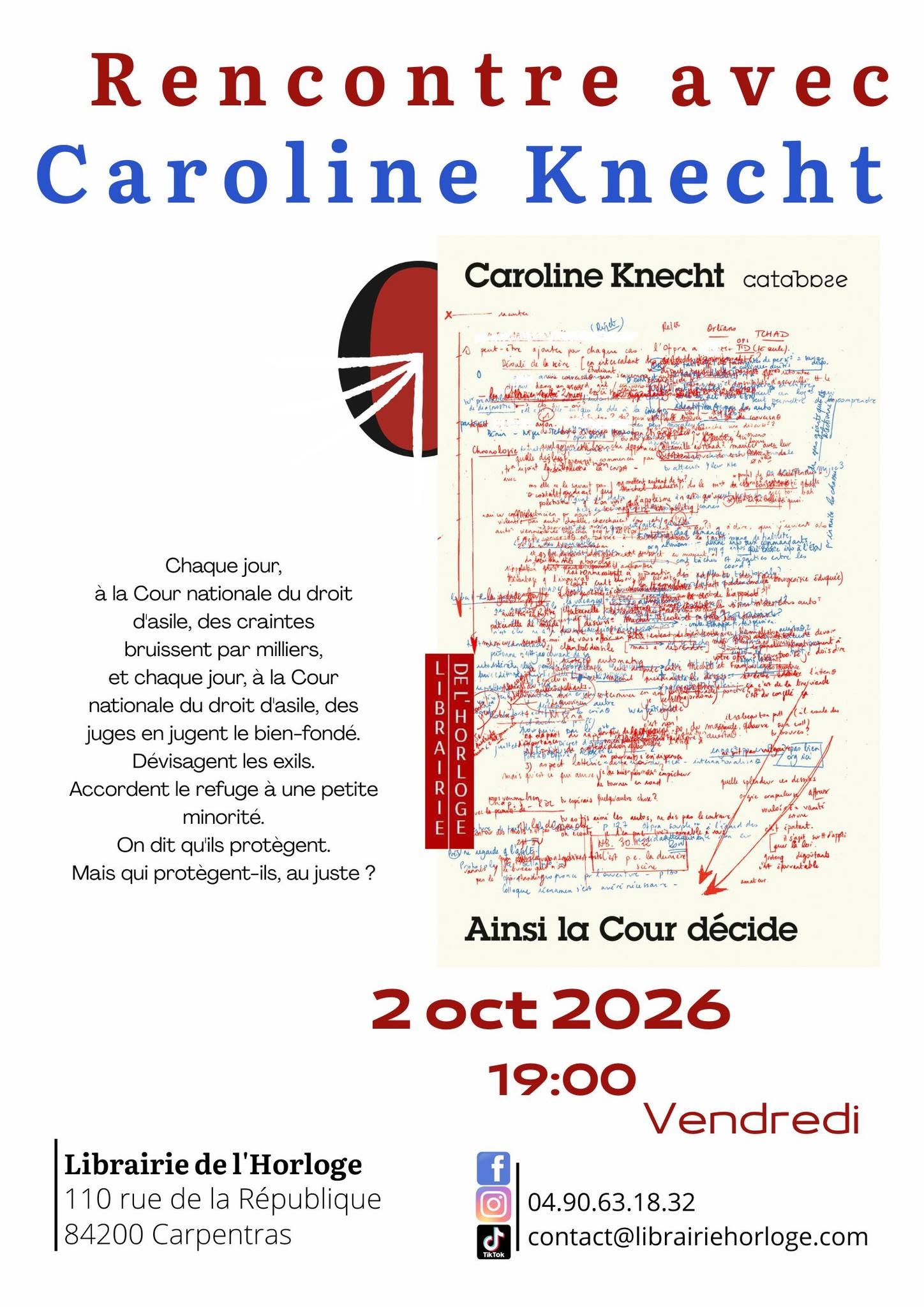 Rencontre avec Caroline Knecht : ainsi la Cour d�cide