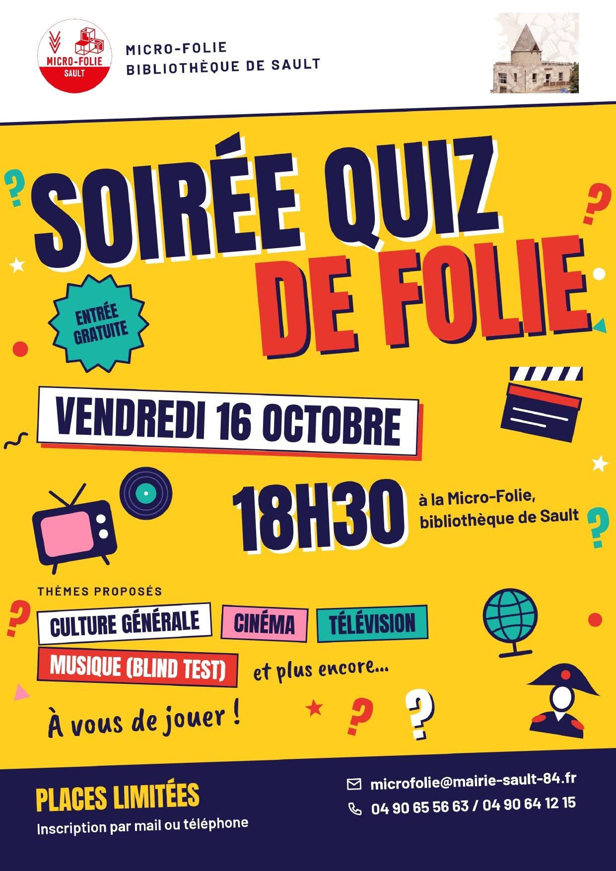 Micro-folie � Sault : Quiz - Blind test