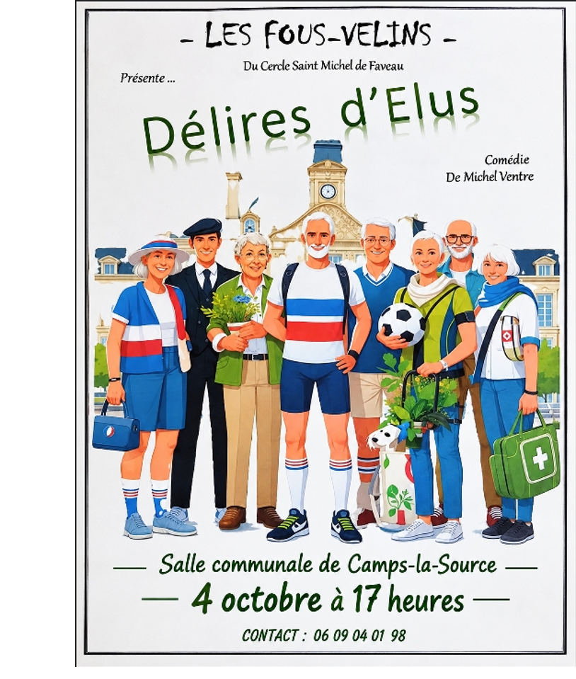 Spectacle de th�atre :  D�lires d'Elus
