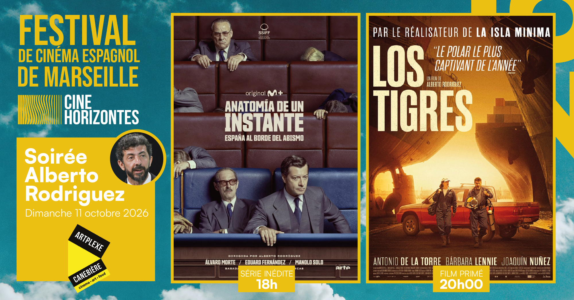 CineHorizontes 2026 - soir�e Alberto Rodriguez - 1 s�rie in�dite prim�e + 1 grand film prim�