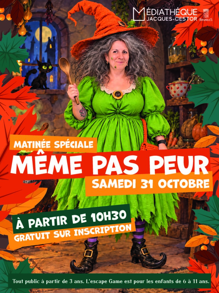 Matin�e Halloween : m�me pas peur (� partir de 3 ans)