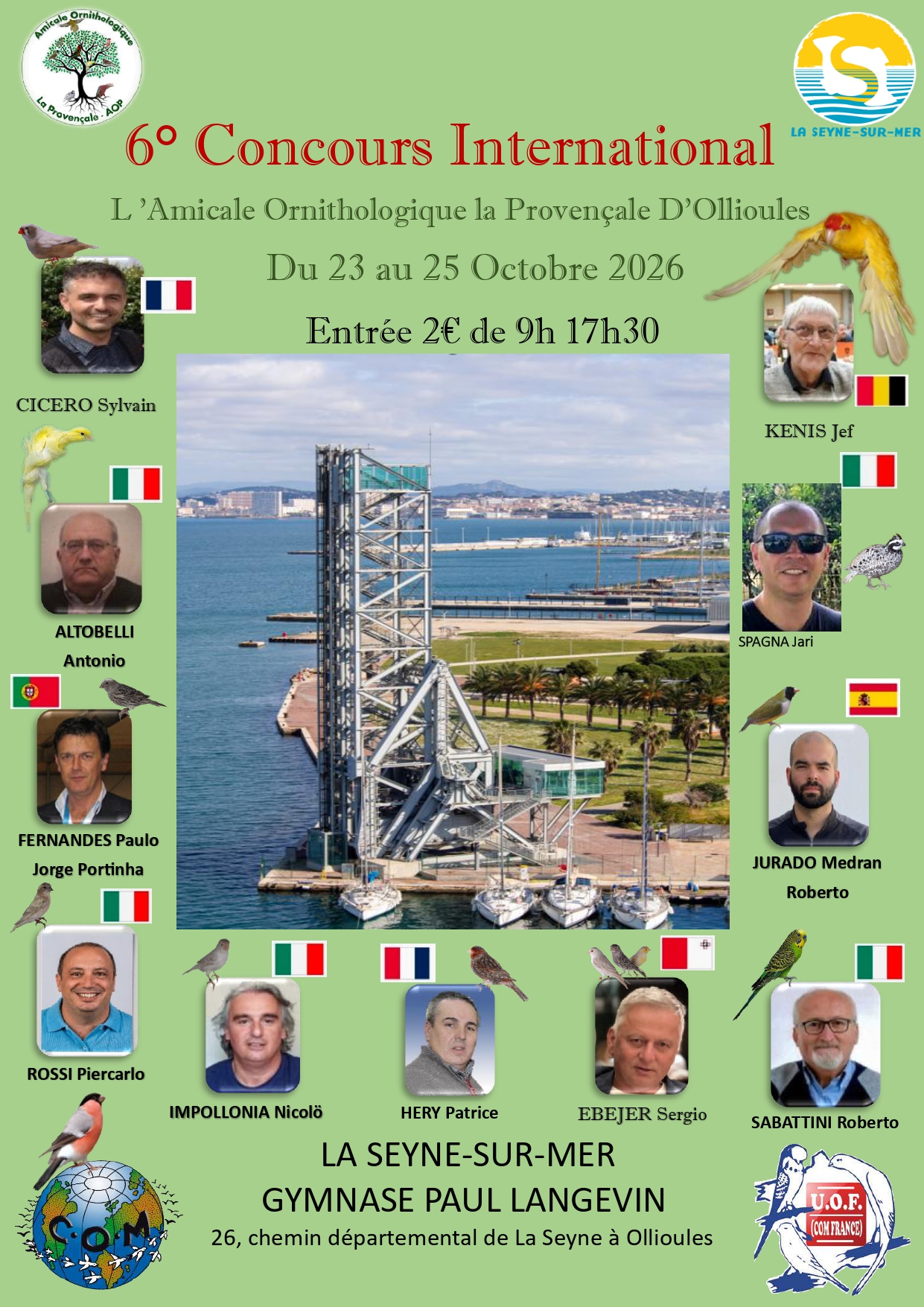 6�me Concours international Ornithologique