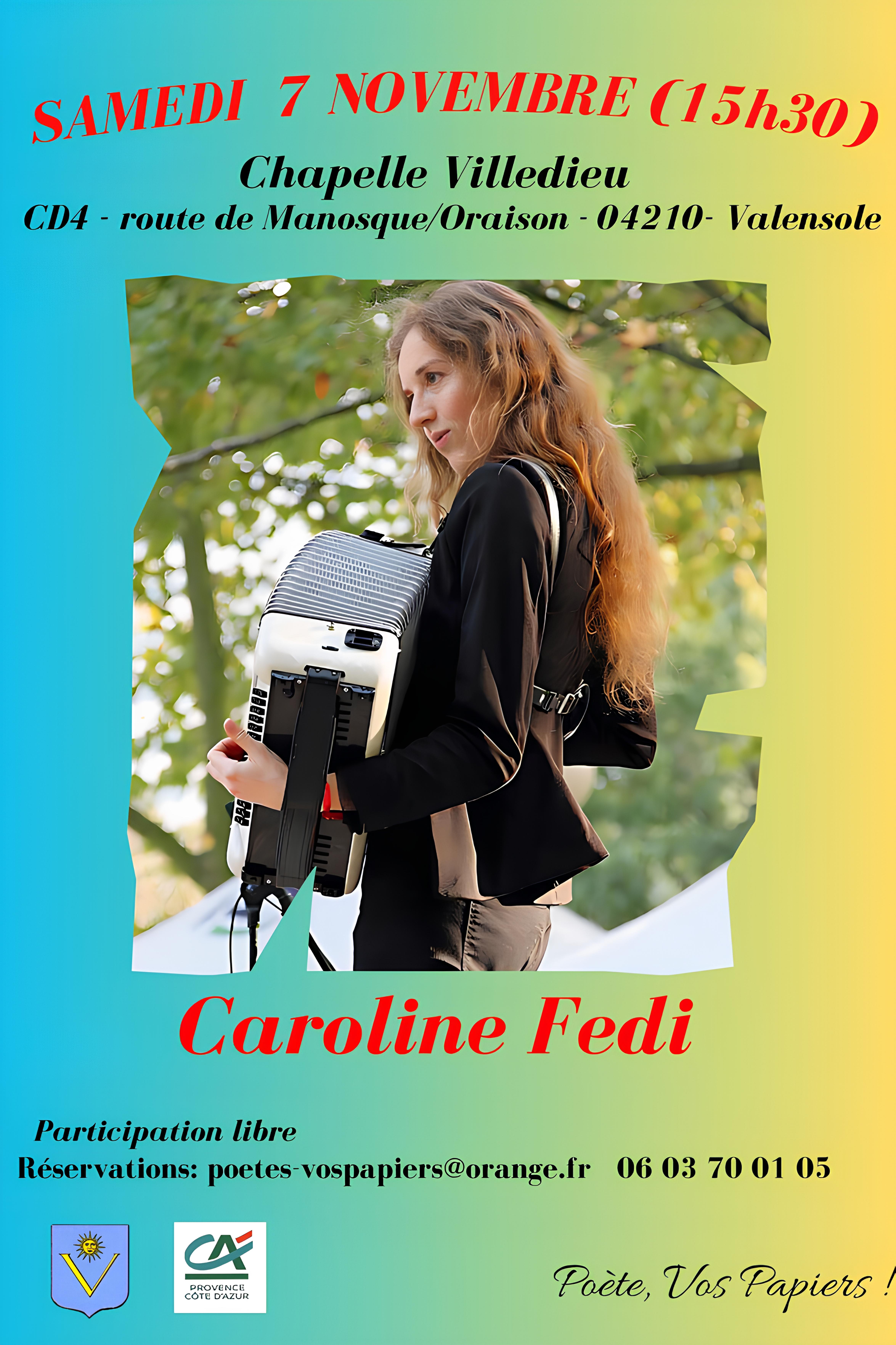 Caroline F�di : concert chanson fran�aise